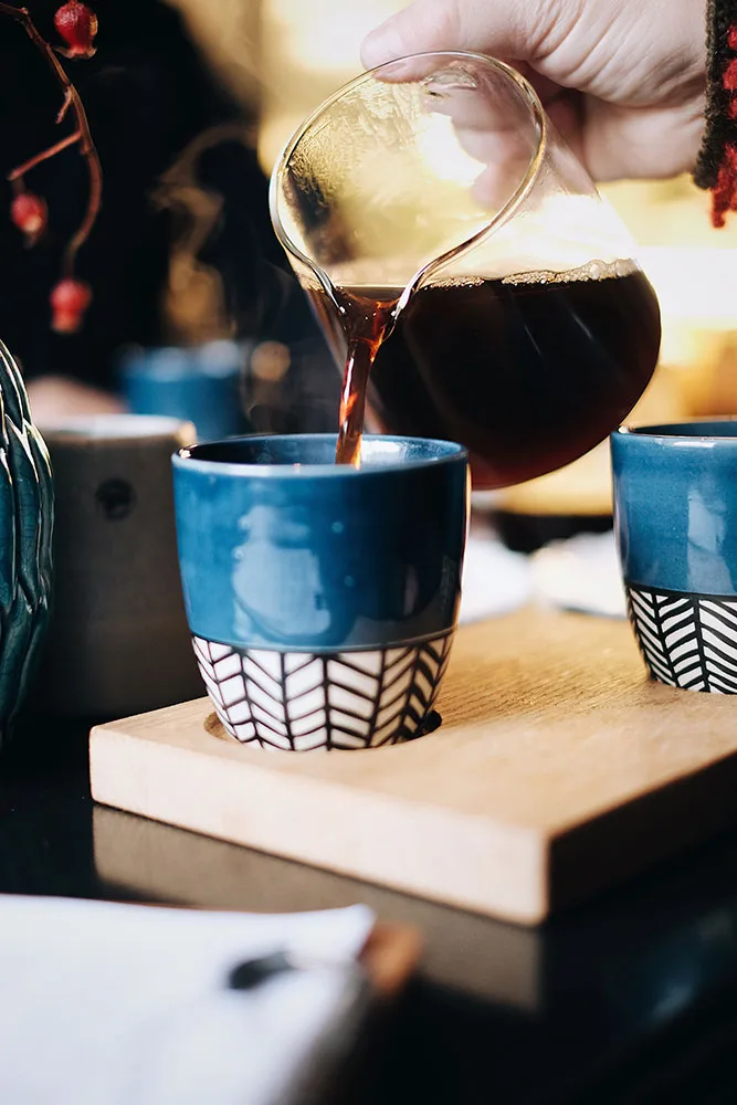 Estación de café para invitados en un evento social