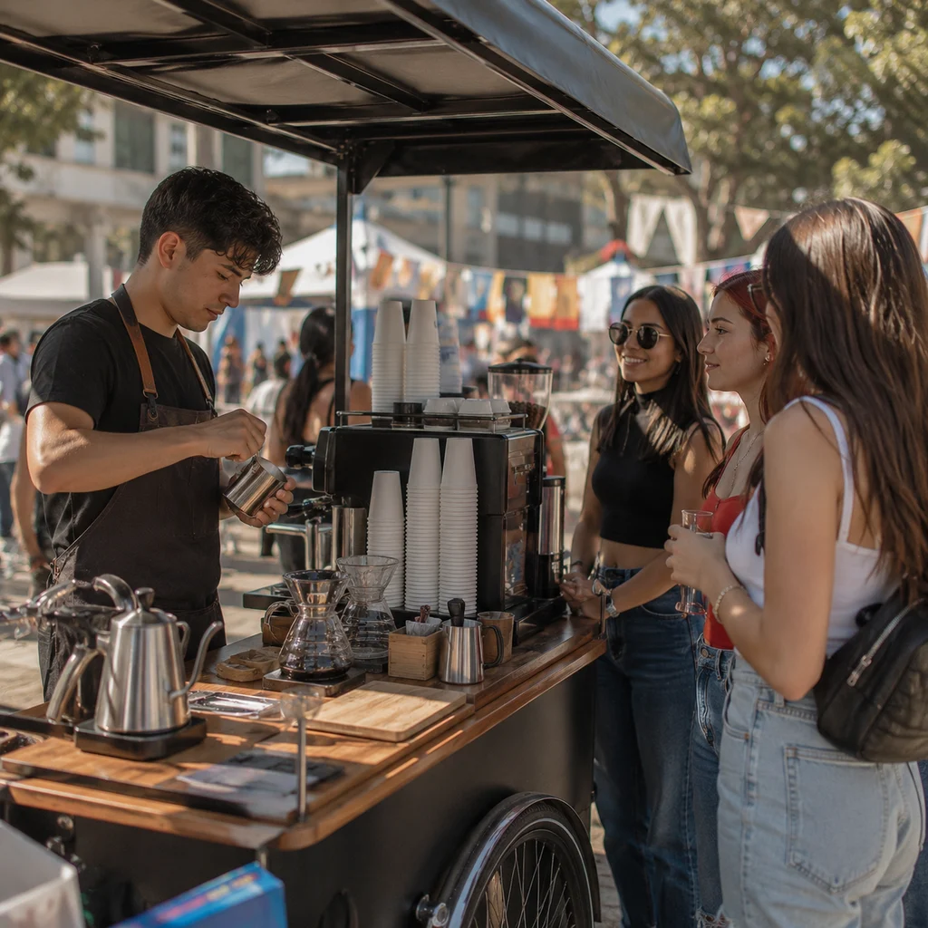 Baristas en vivo para activaciones de marca con café en Bogotá