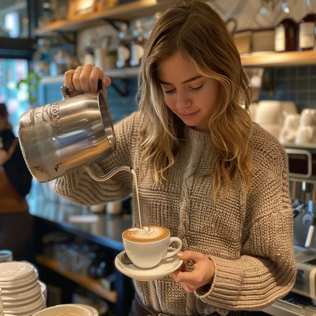 Estación de café gourmet montada para una boda elegante en Bogotá
